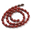 Natural Red Rainbow Jasper Beads Strands G-B106-A33-01-3