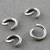 Tarnish Resistant 304 Stainless Steel Open Jump Rings A-STAS-R049-6x1mm-1