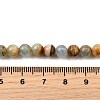 Natural Blue Calcite Beads Strands G-H312-C02-6mm-5