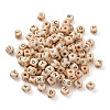 Kissitty ddPrinted Natural Wood Beads WOOD-KS0001-12-19