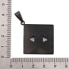304 Stainless Steel Pendants STAS-K283-05EB-3