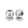 201 Stainless Steel Beads X-STAS-P238-02P-03-2