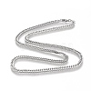 Non-Tarnish 201 Stainless Steel Cuban Link Chain Necklaces NJEW-I238-10P-1