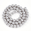 Baking Paint Pearlized Glass Pearl Bead Strands HY-N002-8mm-A03-3