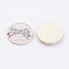 Tempered Glass Cabochons GGLA-33D-23-1