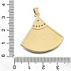 Brass Micro Pave Clear Cubic Zirconia Pendants CU-CBAE7DF-03G-3