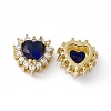 Rack Plating Brass Micro Pave Cubic Zirconia Beads KK-C007-12G-08-2