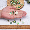 40Pcs 10 Styles Alloy Pendants ENAM-BT0001-10-5
