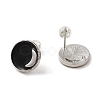 Real 18K Gold Plated Brass Stud Earring Findings KK-L180-119B-P-2