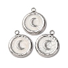 304 Stainless Steel Enamel Pendants X-STAS-P406-20P-1