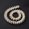 Transparent Glass Beads Strands LAMP-H061-01D-02-4