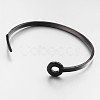304L Stainless Steel Cuff Bangles BJEW-F181-03B-1