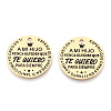 201 Stainless Steel Pendants STAS-T064-37G-22-2
