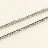 Tarnish Resistant 304 Stainless Steel Curb Chains CHS-R008-03-1