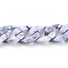Acrylic Curb Chains X-AJEW-JB00505-05-3