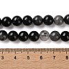 Natural Tourmalinated Quartz Beads Strands G-C268-B06-02-5