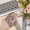 Polyester Hollow Embroidered Lace Trim OCOR-WH0079-13B-3
