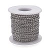 Tarnish Resistant 304 Stainless Steel Lumachina Chains CHS-R009-13-3