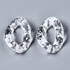 Transparent Spray Paint Acrylic Linking Rings TACR-Q276-001I-2