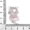 Transparent Resin Little Bear Ornament RESI-S015-01F-3