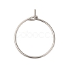 316 Surgical Stainless Steel Wine Glass Charms Rings A-STAS-L214-01E-1