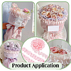 5 Yards Polyester Ruffled Trimming Lace Ribbon OCOR-WH0091-76B-6