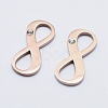 Eco-Friendly 316 Surgical Stainless Steel Pave Cubic Zirconia Links connectors RB-I078-63-B-NR-2