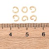 Brass Open Jump Rings KK-G604-08G-15-3