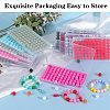 80Pcs Round Silicone Focal Beads SIL-SZ0001-24-28-6