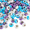 150Pcs Opaque Resin European Beads RESI-TA0004-72A-3