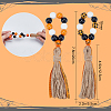 Wood Beaded Napkin Ring AJEW-PH01539-2