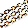 304 Stainless Steel Enamel Cable Chains CHS-N008-07G-01-1