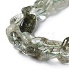 Natural Green Rutilated Quartz Beads Strands G-I351-A09-4