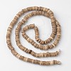 Dyed Natural Coconut Disc Bead Strands COCB-O003-07H-2