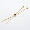 Rack Plating Brass Chain Bracelet Making KK-A142-018G-1