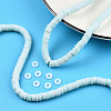 Handmade Polymer Clay Beads Strands CLAY-R089-6mm-169-2