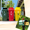 Number 0~9 PET Self-Adhesive Reflective Mailbox Stickers DIY-WH20010-26A-01-6
