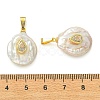 Natural Keshi Pearl Pendants PALLOY-JF05997-3