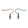 Ion Plating(IP) 304 Stainless Steel French Earring Hooks STAS-S119-015-3