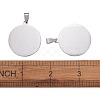 Tarnish Resistant 304 Stainless Steel Pendants STAS-I140-17S-4