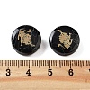 Dyed Black Synthetic Turquoise Beads G-F775-B11-3