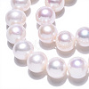 Natural Cultured Freshwater Pearl Beads Strands PEAR-N016-09B-4