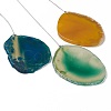 Chakra Flat Round with Tree of Life Wire Wrapped Wind Chimes HJEW-H054-01-4