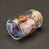 Transparent Glass Wishing Bottle Decoration DJEW-A001-01C-16-3