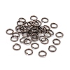 Brass Jump Rings KK-M165-7mm-01B-RS-1