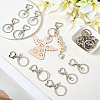 20Pcs Zinc Alloy Keychain Clasps FIND-SP0004-26P-3