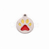 304 Stainless Steel Enamel Charms LS-STAS-Q242-039B-1