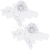 Flower Lace Embroidery Sewing Fiber Appliques DIY-WH20011-90D-1