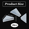 50Pcs Plastic Triangle Corner Protector FIND-NB0005-48D-2