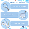 3pcs 3 colors Commemorative Coin Acrylic Pendant Keychain Sets KEYC-FG0001-09A-4